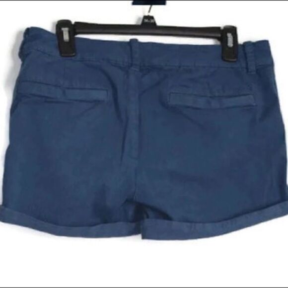 AMERICAN EAGLE BLUE TWILL MIDI SHORTS - Picture 3 of 6